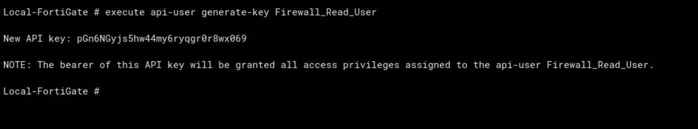 FortiGate API